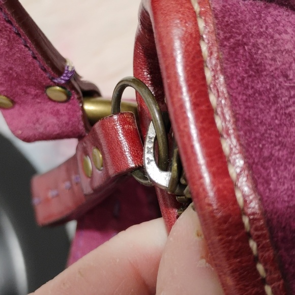 Coach Y2K Vintage Soho Suede Maroon/Burgundy Mini Bag - Picture 10 of 13